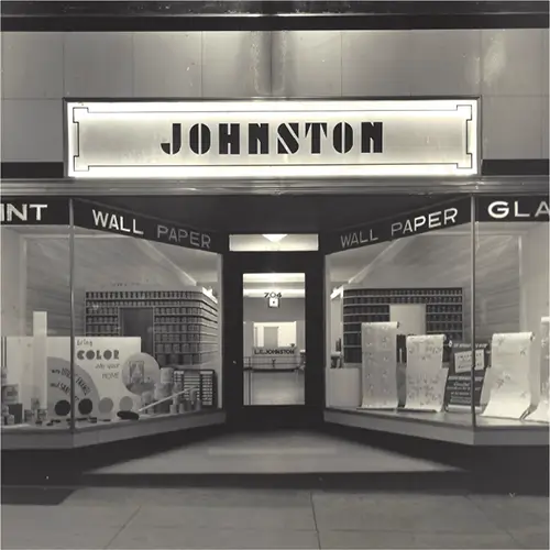 History-100Years Historic Showroom Photo | Johnston Paint & Decorating